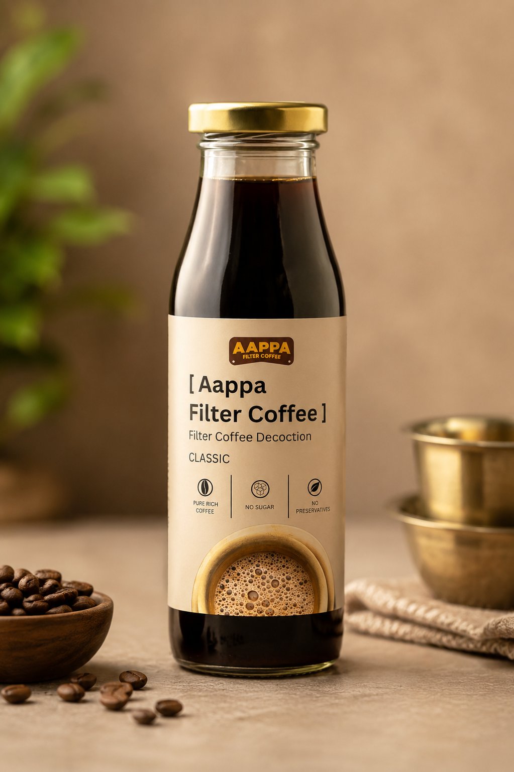 Aappa Filter Coffee Decoction - Classic | Ready-to-Brew South Indian Filter Coffee